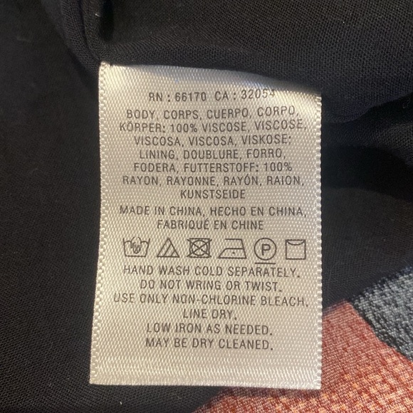 Anthropologie Maeve Botanica Tie Waist Hankerchief Hem Floral Faux Wrap Dress 0 - Picture 6 of 12